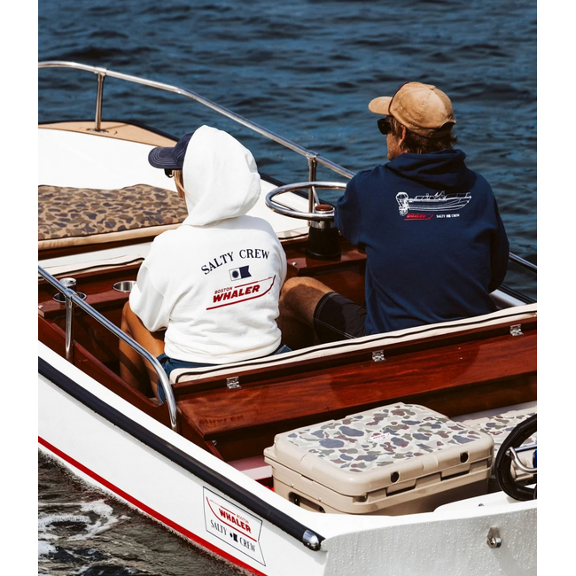 Salty Crew Women's Whaler Hoodie | Off White