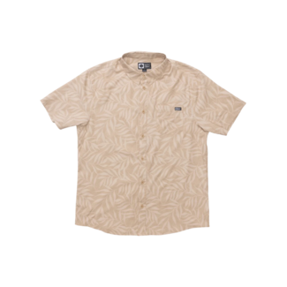 Salty Crew Breezer Perforated Button Up | Khaki