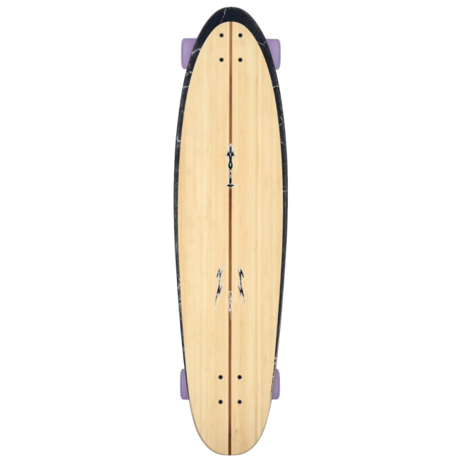 Globe Archer Classic Bamboo Purple Complete Longboard - 38"