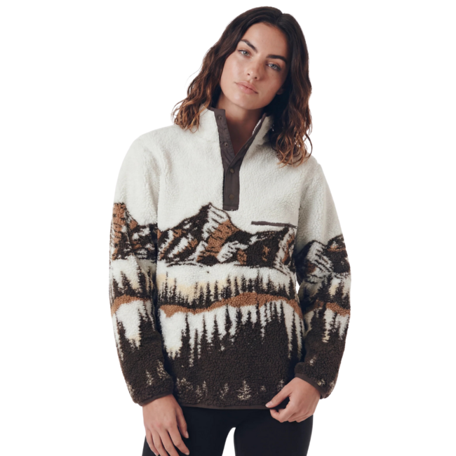 TEAMLTD Peaks Sherpa Pullover | Brown