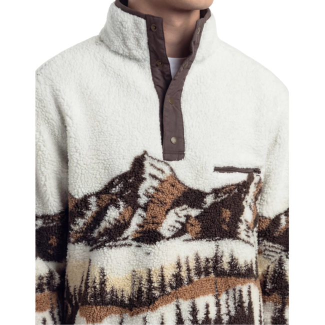 TEAMLTD Peaks Sherpa Pullover | Brown