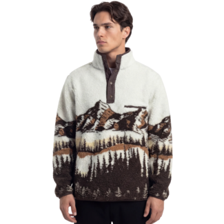 TEAMLTD Peaks Sherpa Pullover | Brown