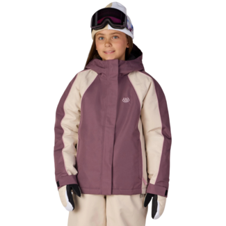 686 Girls Hologram™ Insulated Jacket | Black Plum Colourblock