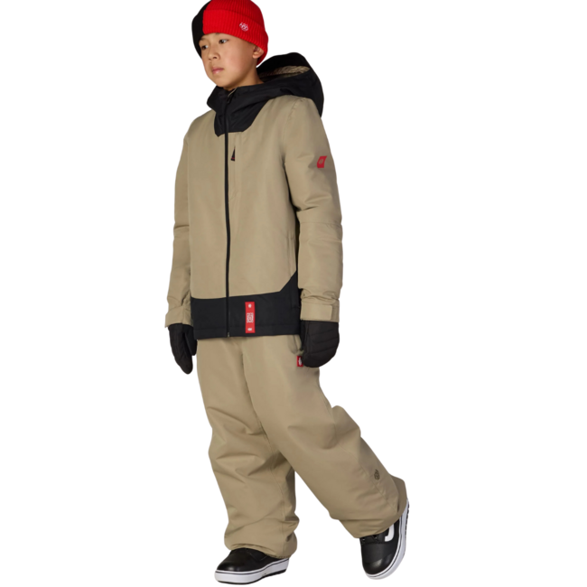 686 Boys Gateway™ Insulated Jacket | Khaki Colourblock