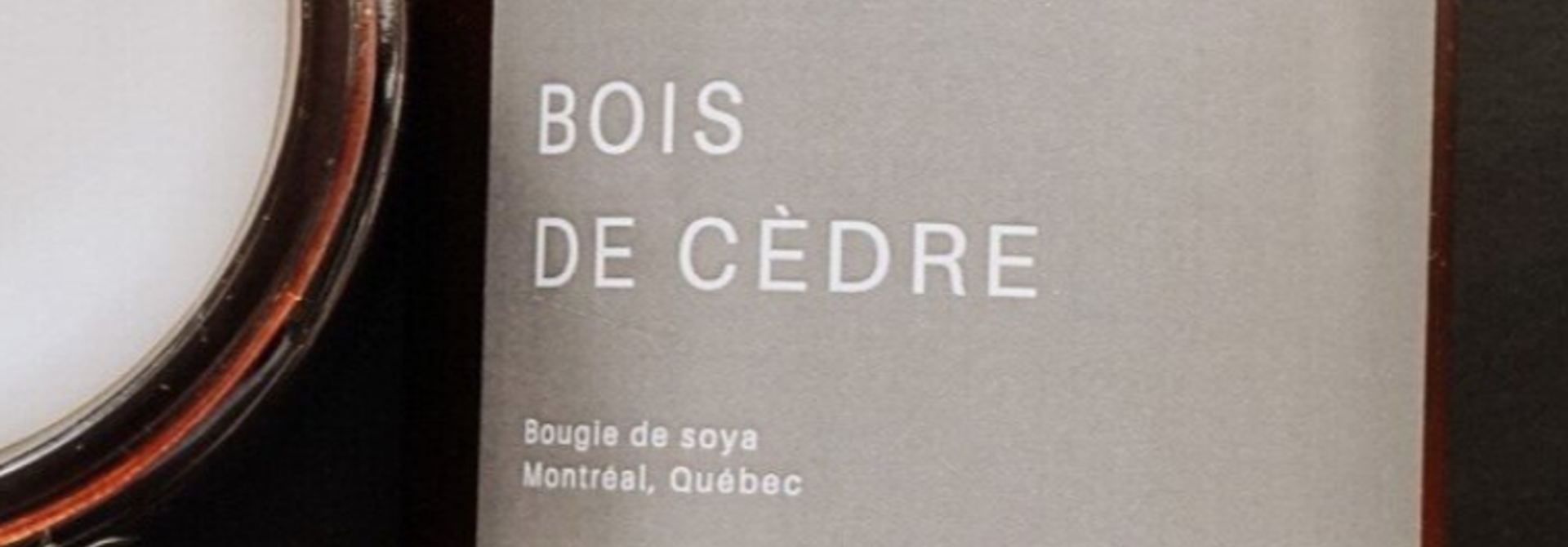 Bois de cèdre - Bougie