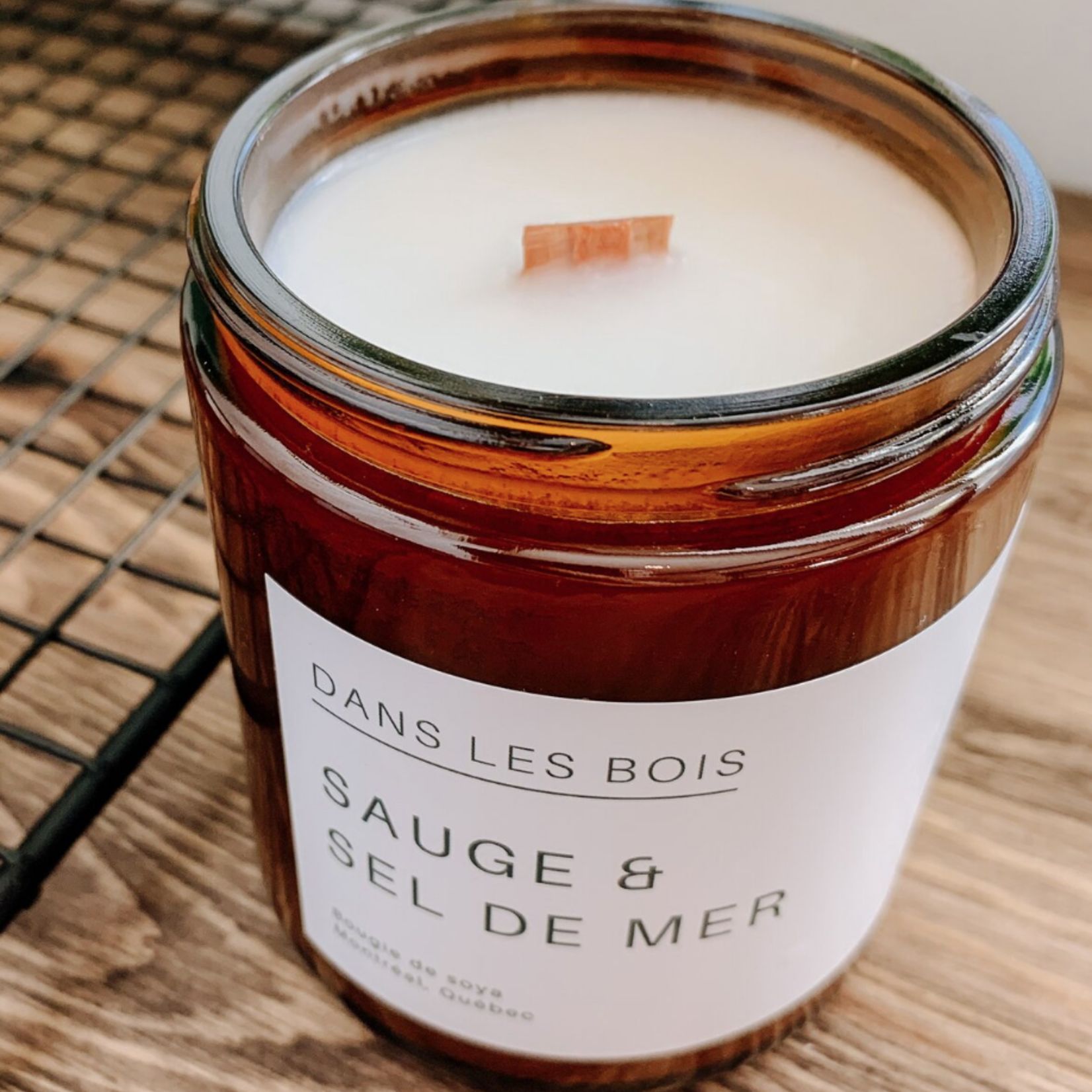 Dans les bois Sauge et Sel de mer - Bougie
