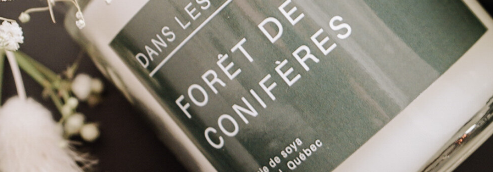 Forêt de conifères - Bougie