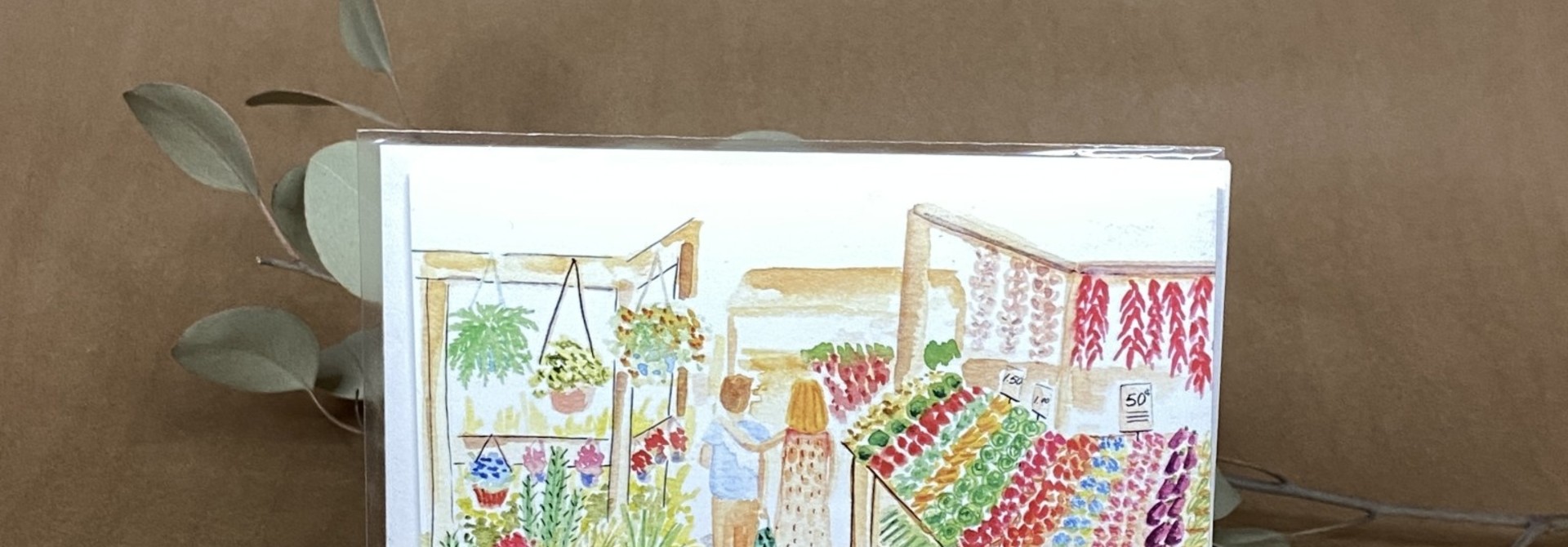 Promenade au Marché - Carte