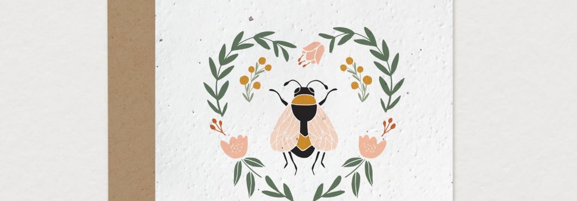 Carte ensemencée Abeille - M17