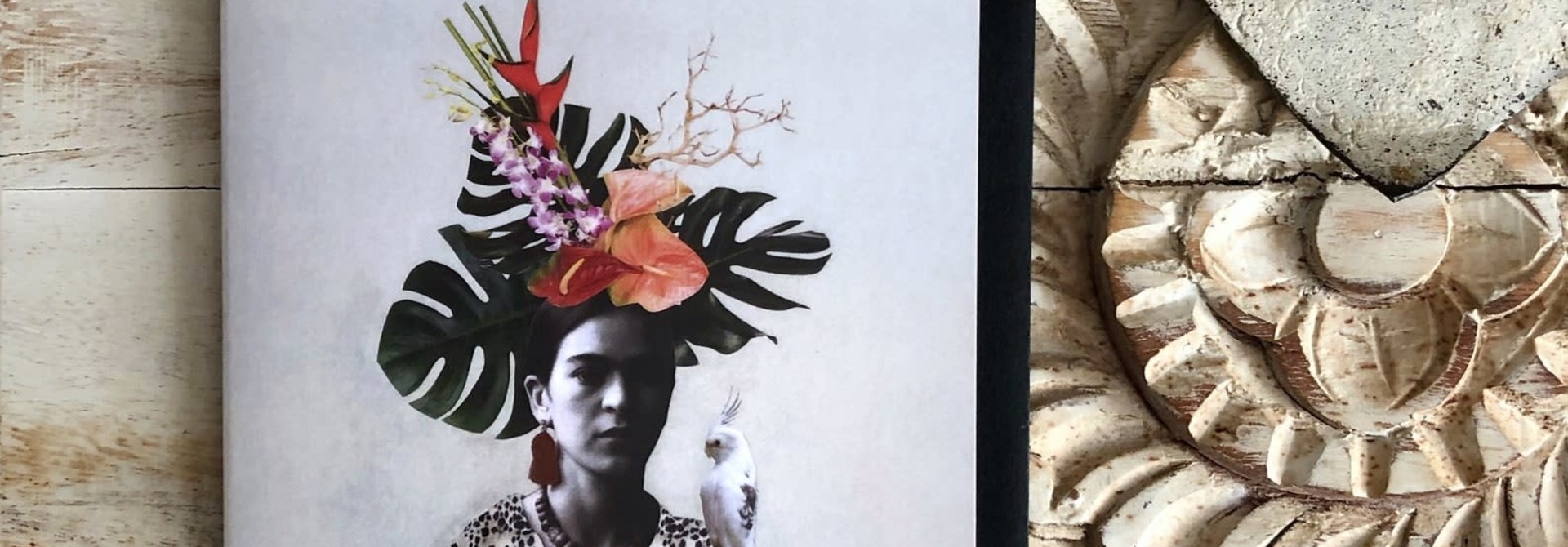 Carte Frida Tropical Fond blanc - CS1