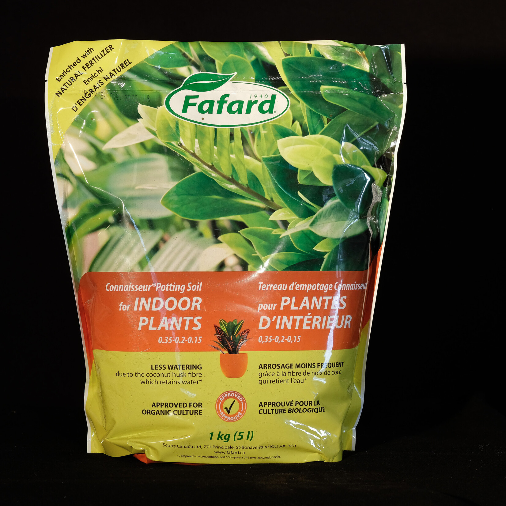 Fafard Terreau d'empotage Plante d'intérieur