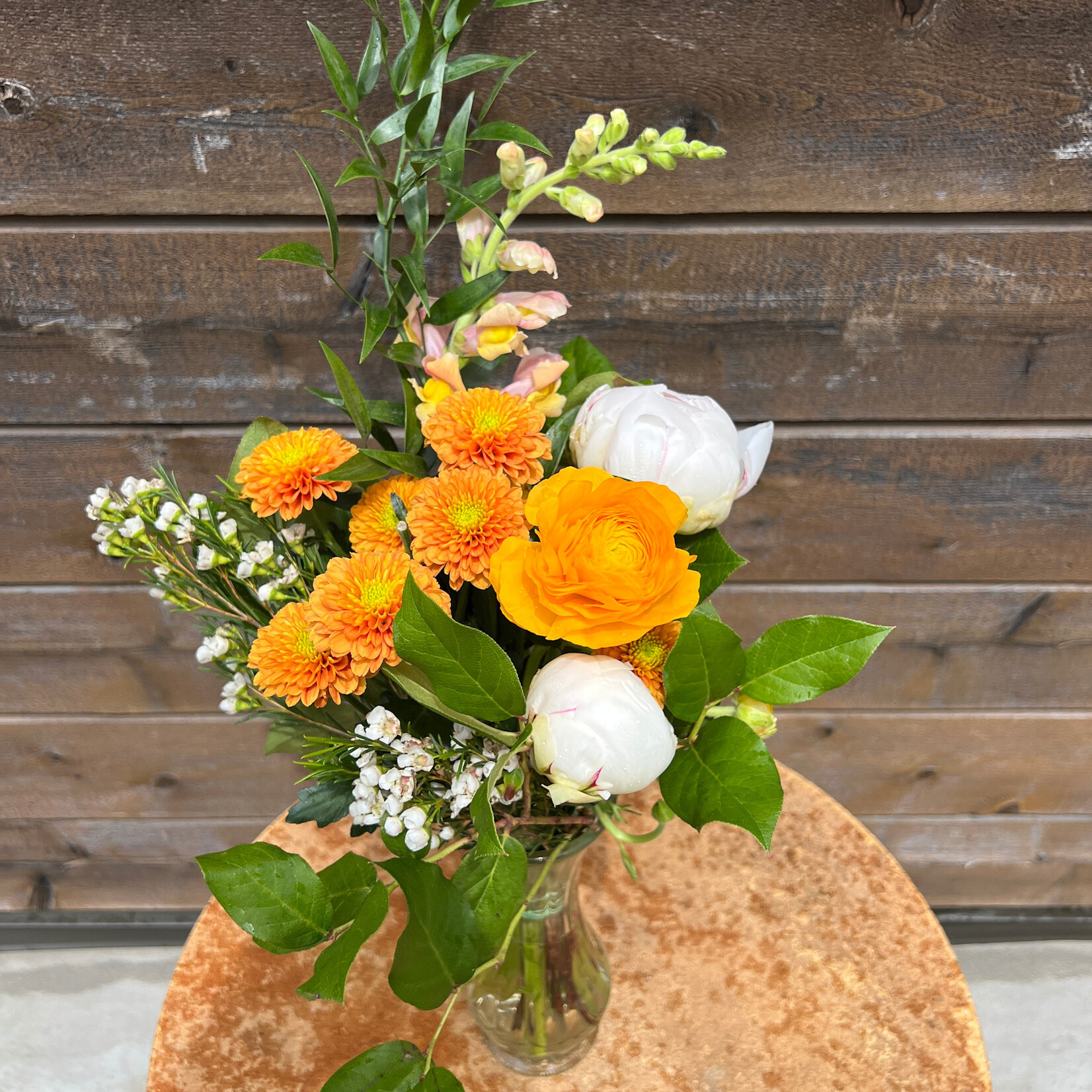 Maison Forêt Bouquet de fleurs fraîches Pivoine P3