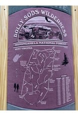 Comfort Colors Dolly Sods Classic Map - Long Sleeve