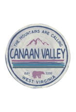 Blue84 Sticker - Canaan Valley, The Mountains Are Calling