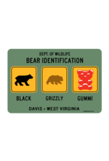 Blue84 Sticker - Bear ID - Black Grizzly Gummy