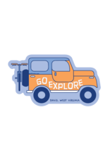 Blue84 Sticker - Go Explore Jeep