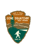 Blue84 Sticker - Gone Squatchin' Arrowhead