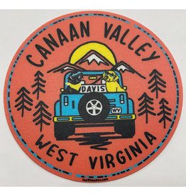 Blue84 Sticker - Canaan Valley - Jeep & Dogs