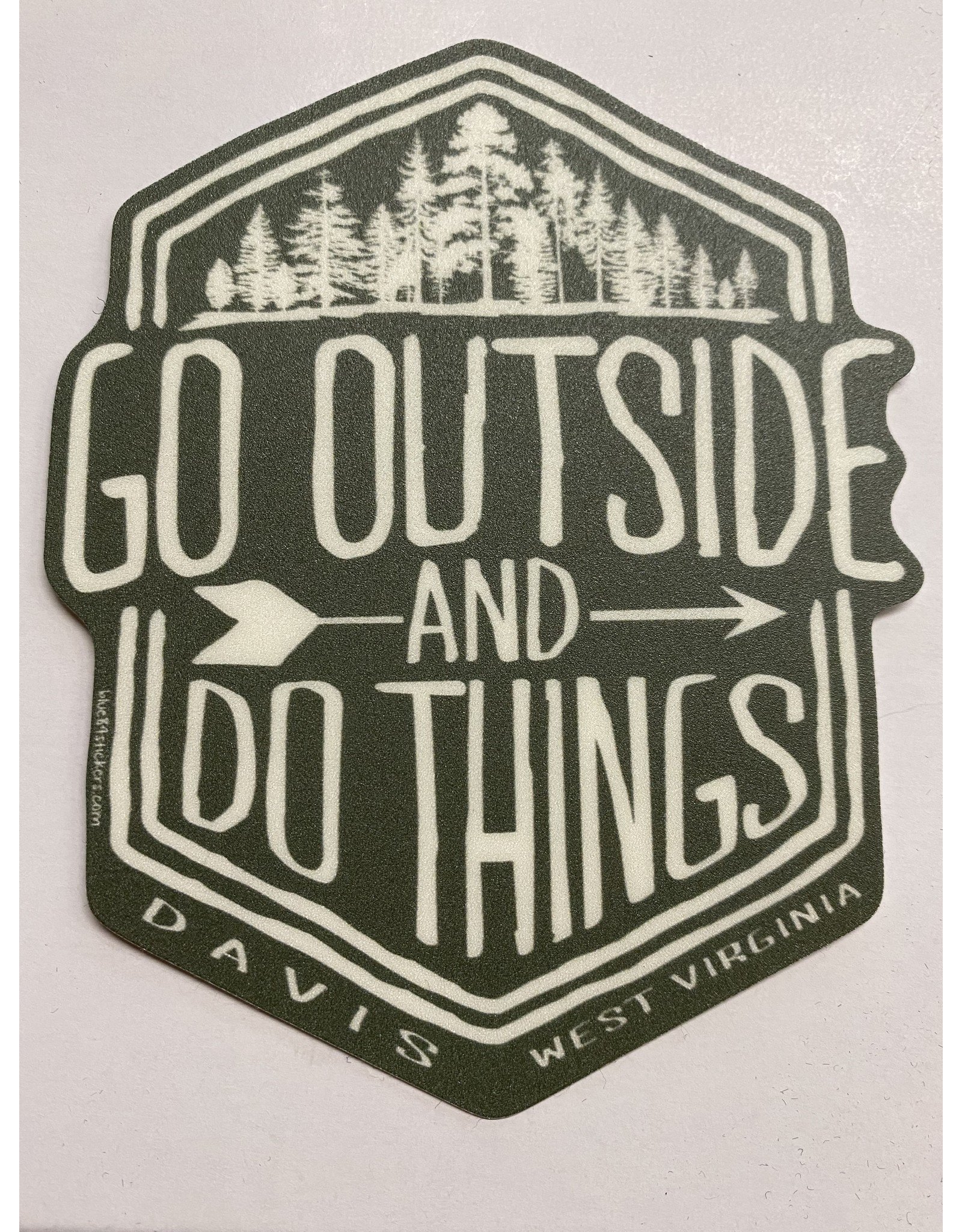 Blue84 Sticker - Go Outside and Do Things