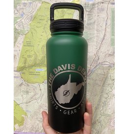Davis Depot 32oz Insulated Tumbler water bottle (green)