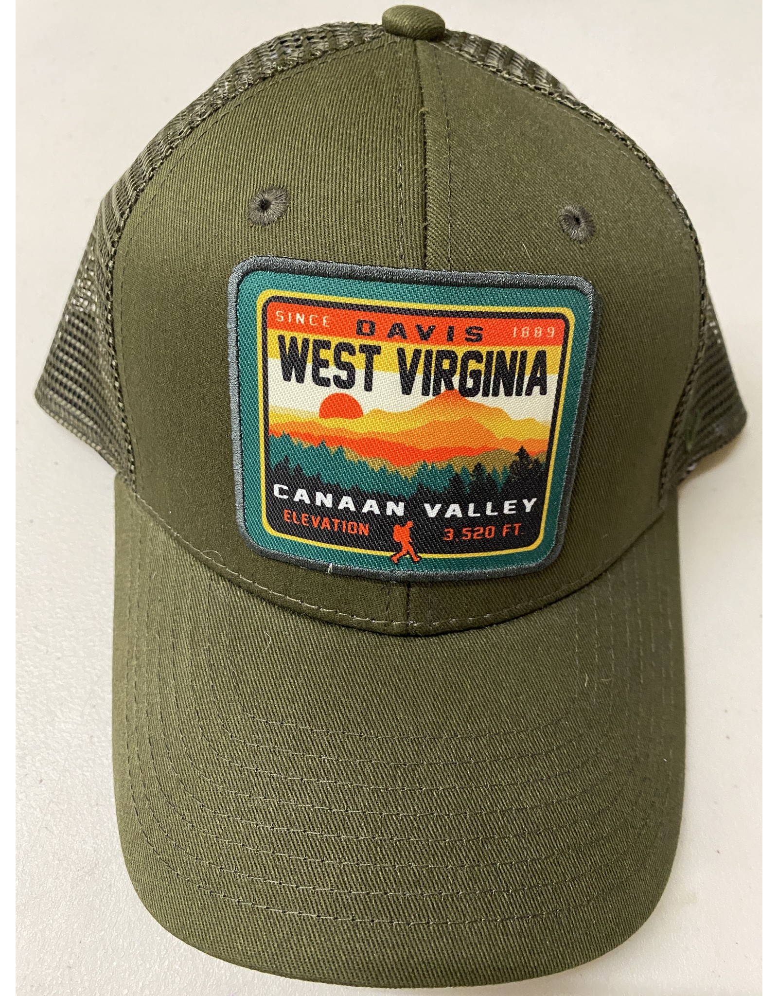 Elevation Canaan Valley Davis WV Trucker Hat Repudiate The Davis Depot