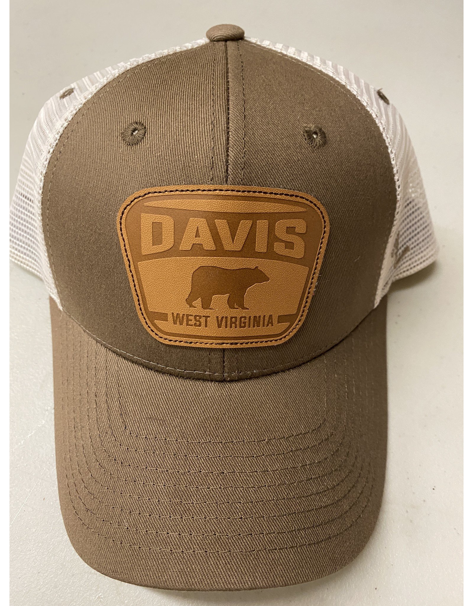 Davis WV Brown Leather Patch