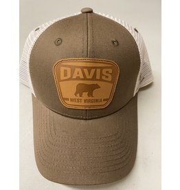 Davis WV Brown Leather Patch