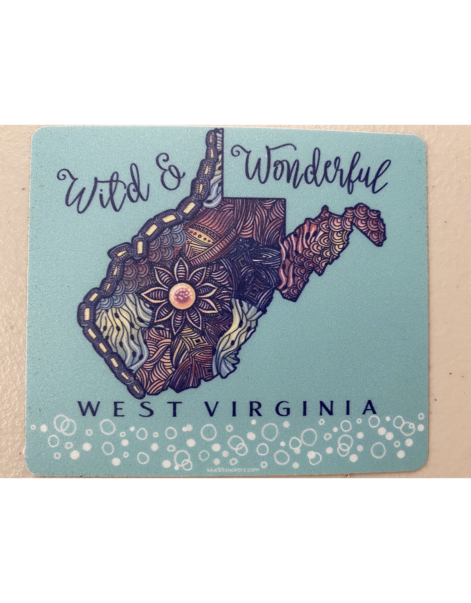 Blue84 Sticker - Wild & Wonderful West Virginia