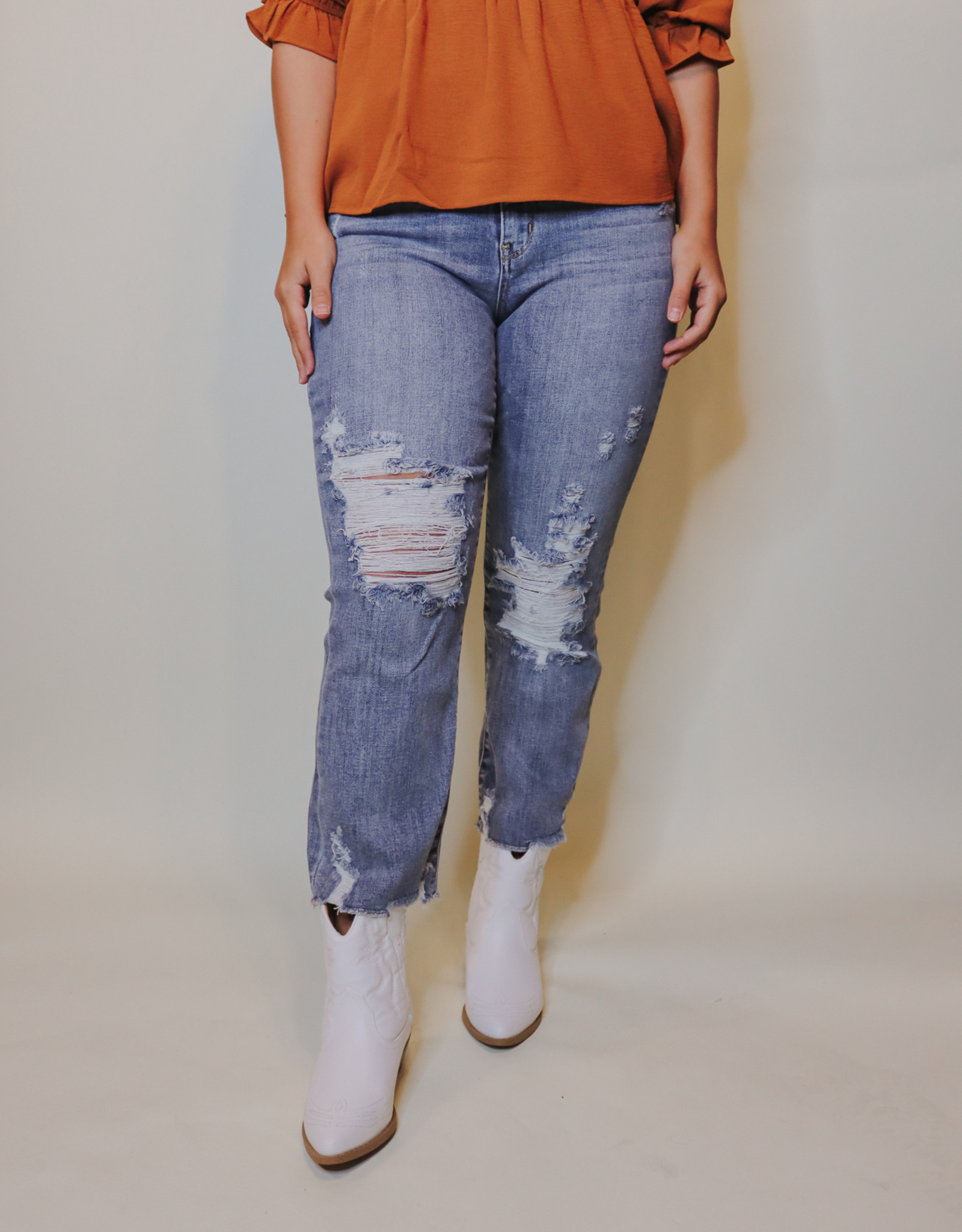 Cropped Ankle Straight