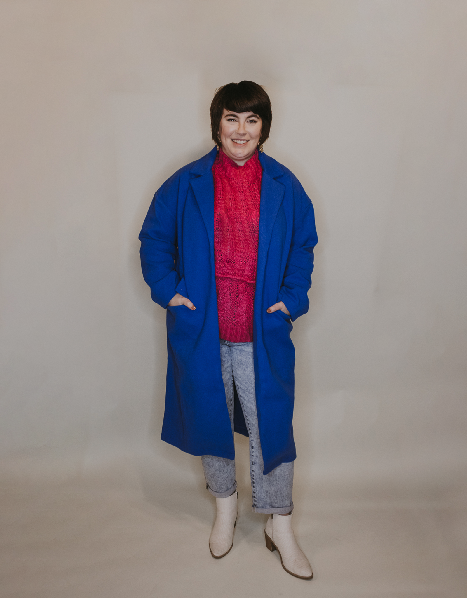 Diva Blue Midi Coat