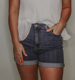 High-Rise Rolled Shorts