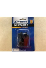 Champro Large Whistle w/ Lanyard Plastic