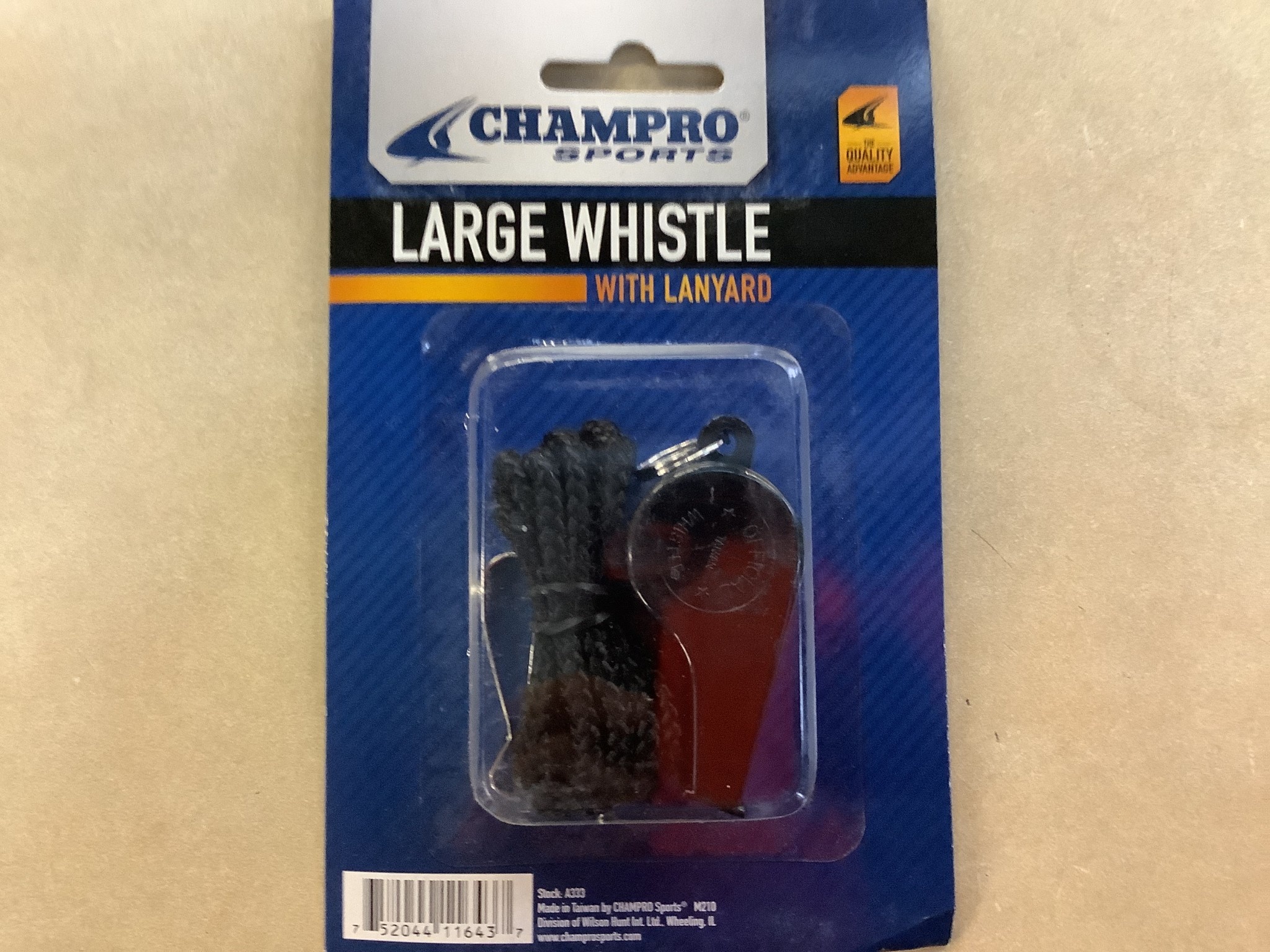 Large Whistle w/ Lanyard Plastic Legends Sporting Goods
