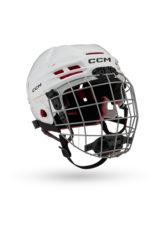 CCM TACKS 70 COMBO HELMET YOUTH WHITE 3-7 YEARS