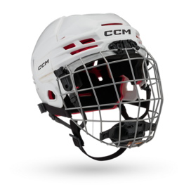 CCM TACKS 70 COMBO HELMET YOUTH WHITE 3-7 YEARS