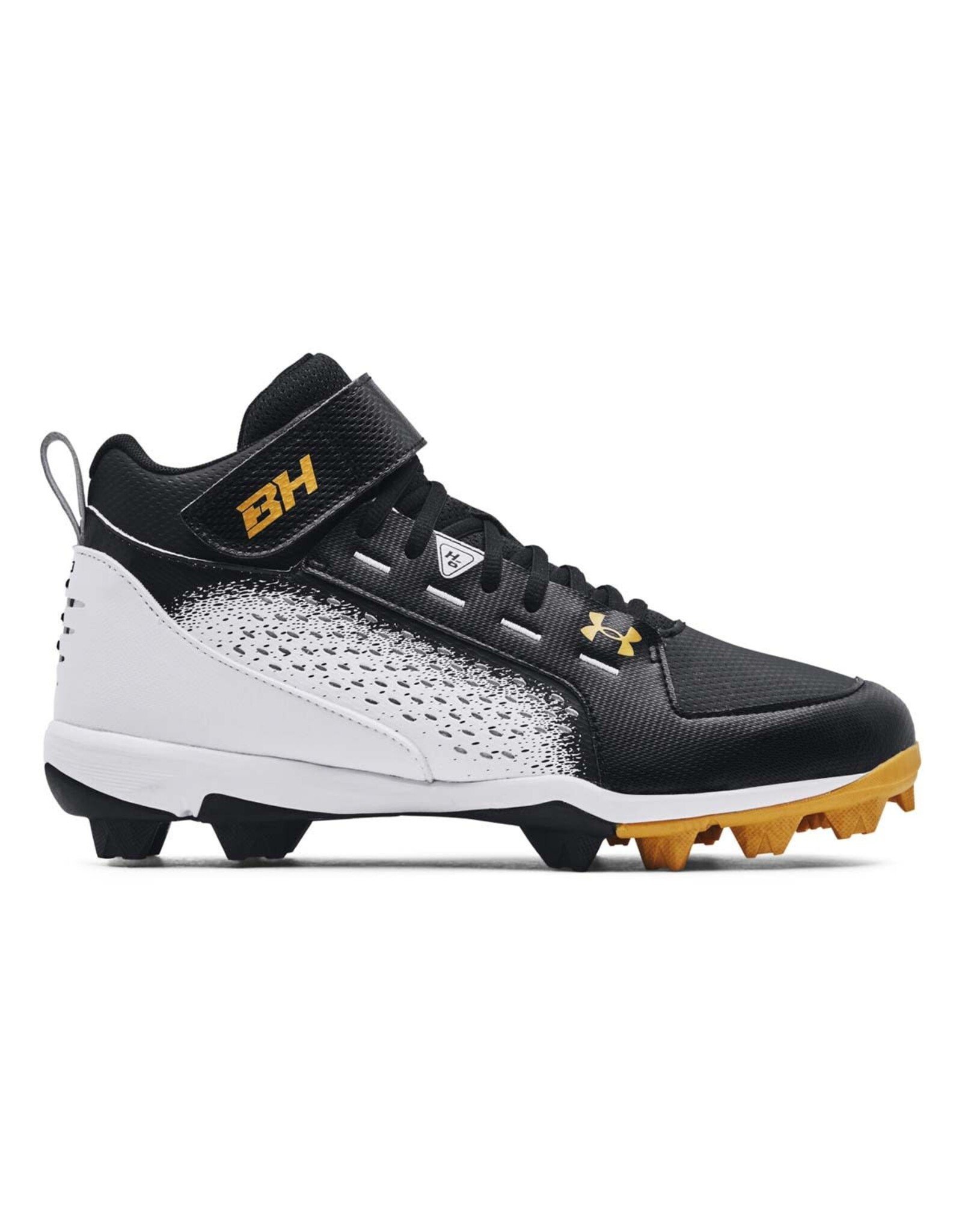Used Youth Size 2 Molded Under Armour Bryce Harper Cleats