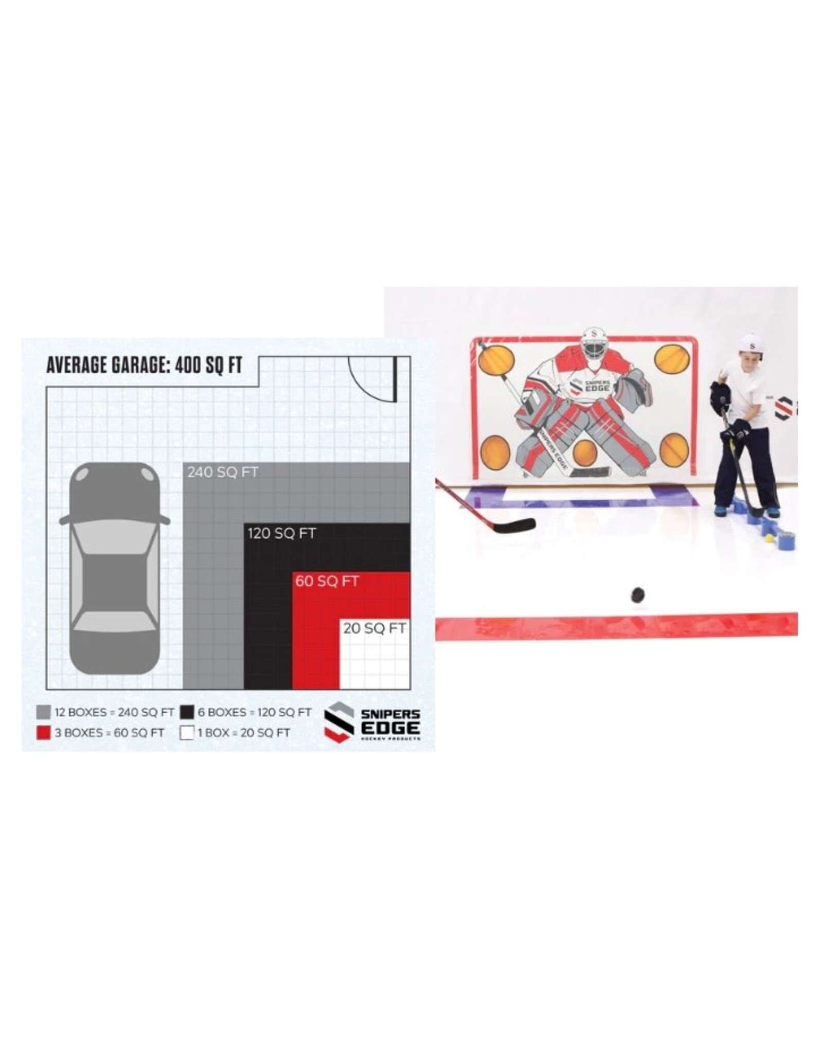 Snipers Edge Hockey Floor Slick Tiles