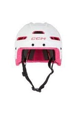 CCM CCM Mutltisport Youth Hockey Helmet white/pink