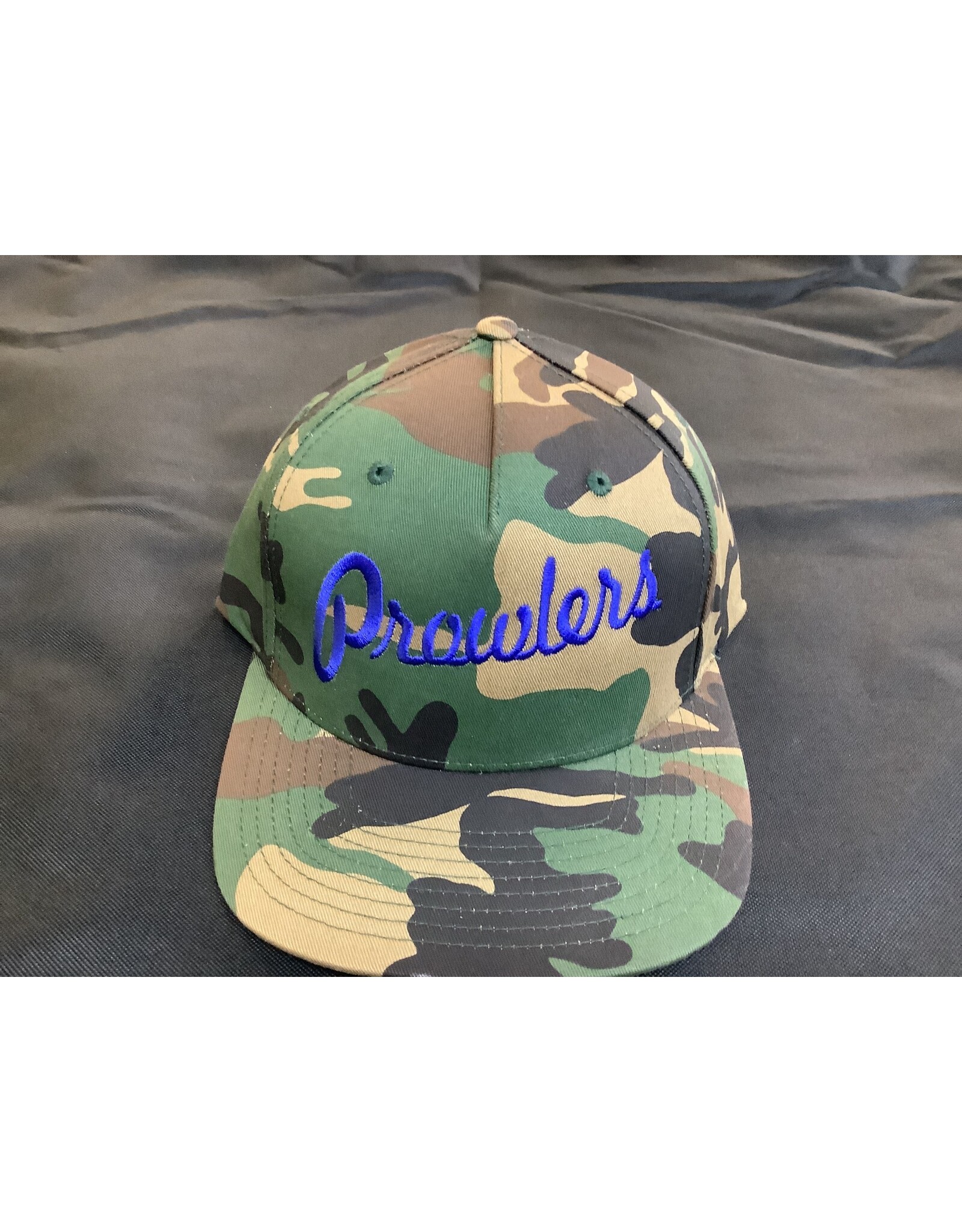 Richardson Prowler Script Font EMB 255 Snapback OSFM Camo