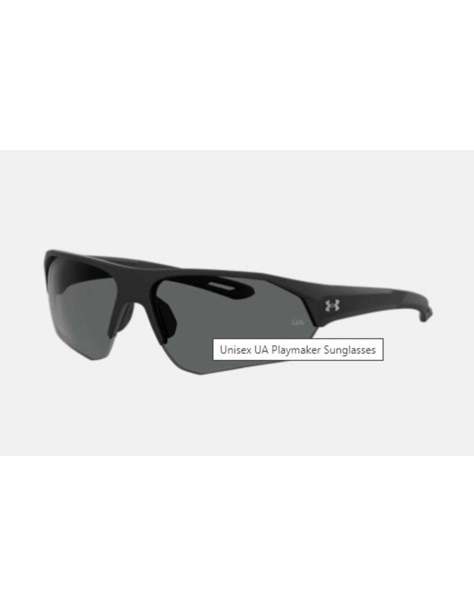 Under Armour UA Playmaker Sunglasses Matte Black/Gray Poloarized