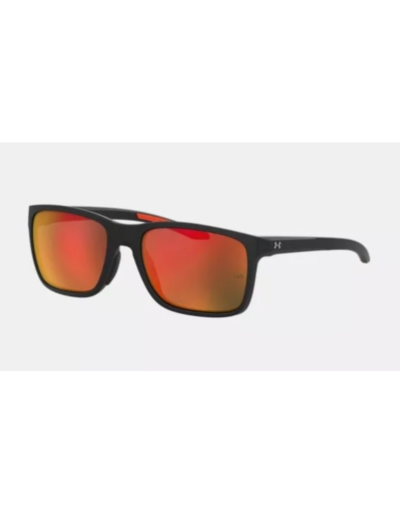 Under Armour Unisex UA Hustle Mirror Sunglasses Matte Black/Gray/Infrared