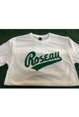 District Roseau Logo Short Sleeve White Tri-blend T-shirt Senior