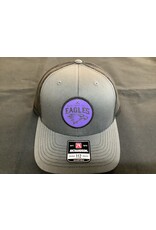 Richardson Red Lake Falls Hockey Purple Patch Snapback Hat OSFM