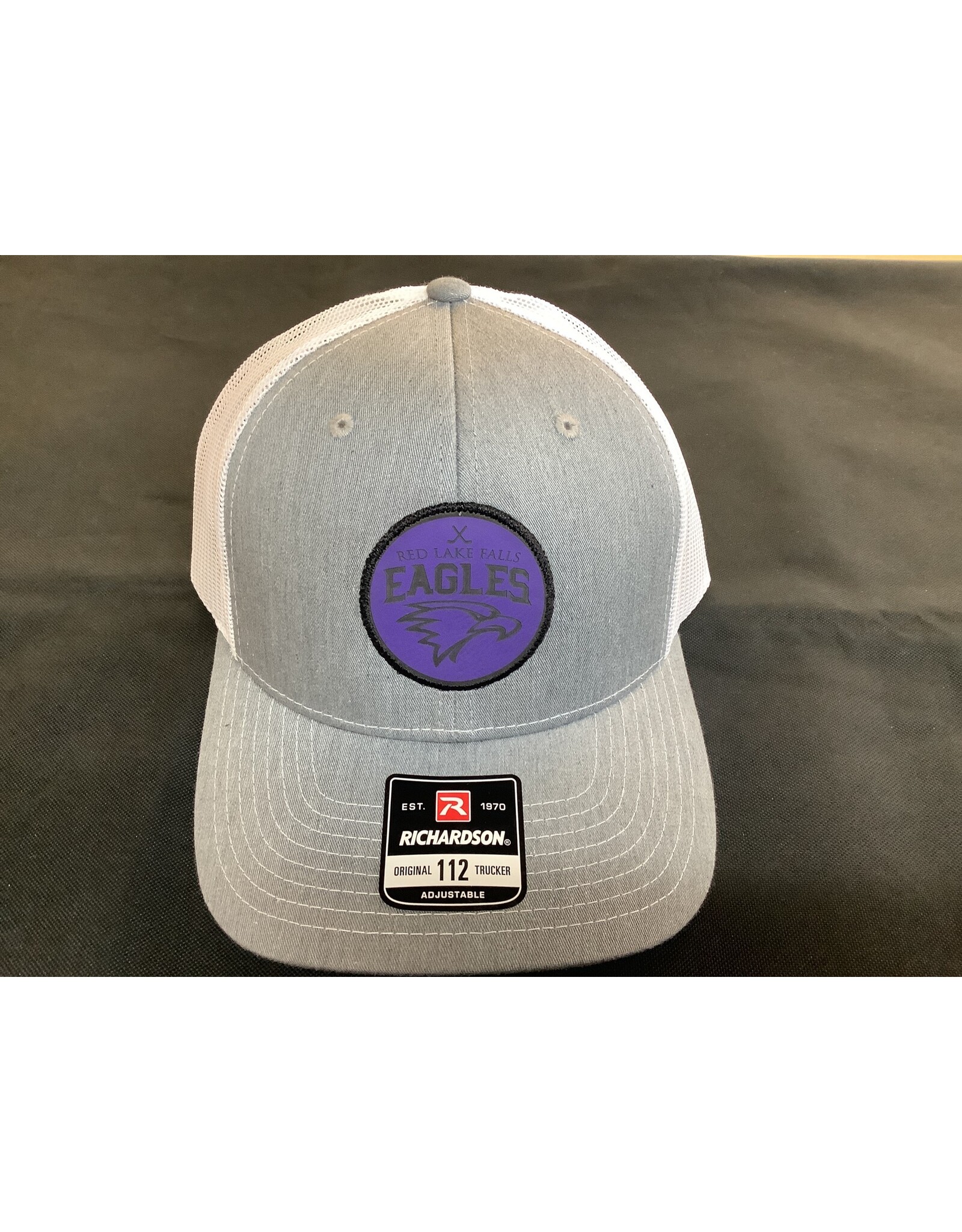 Richardson Red Lake Falls Hockey Purple Patch Snapback Hat OSFM