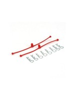 Dubro DUB2248 Dubro Body Klip Retainers Red