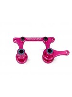 Traxxas TRA3743P Traxxas Steering bellcranks, drag link (pink-anodized 6061-T6 aluminum)/ 5x8mm ball bearings (4)/ hardware (assembled)