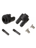 Traxxas TRA4628R Traxxas Differential output yokes, black (2)/ 3x5mm countersunk screws (2)/ screw pin (2)