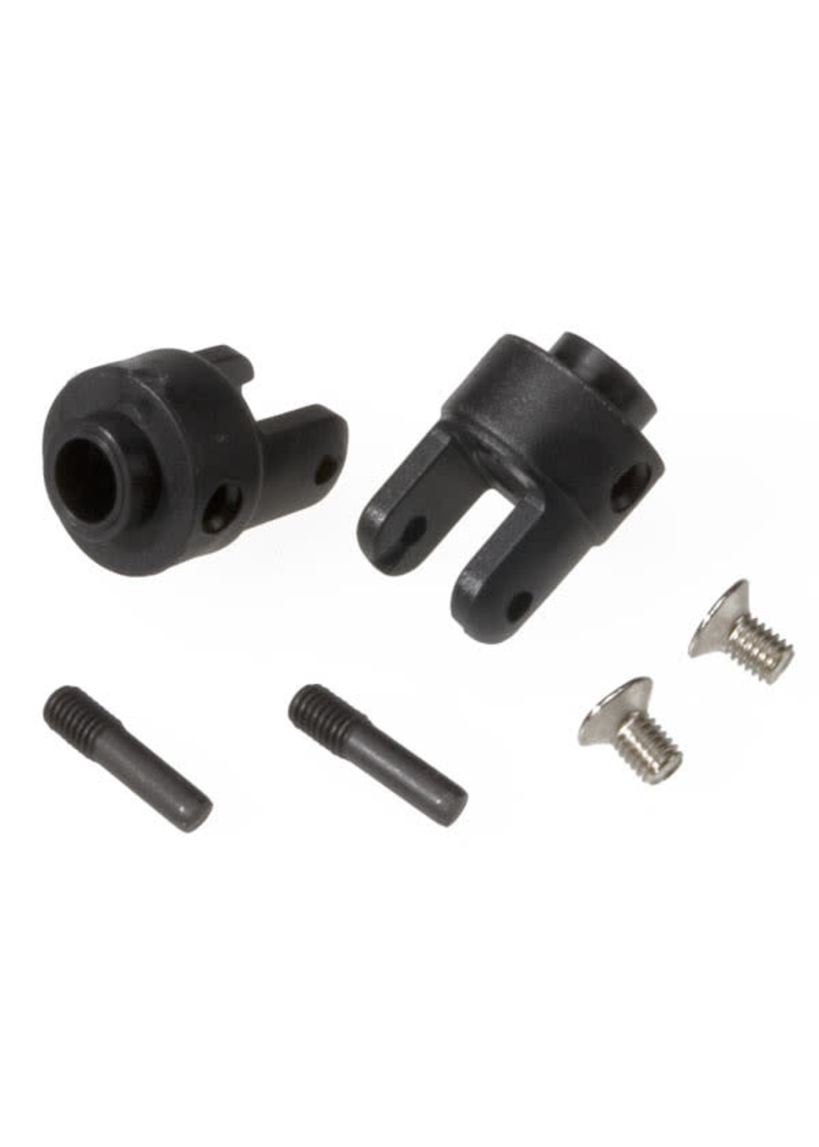 Traxxas TRA4628R Traxxas Differential output yokes, black (2)/ 3x5mm countersunk screws (2)/ screw pin (2)