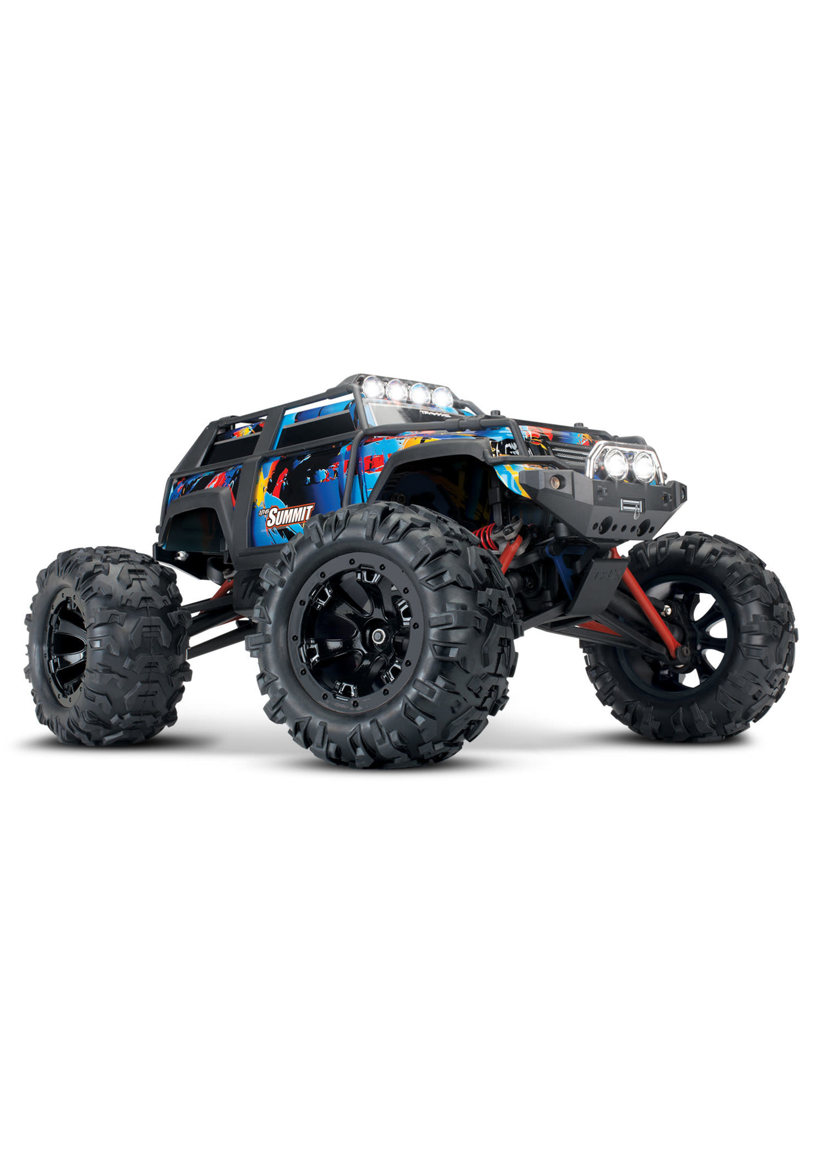 Traxxas TRA72054-5-RNR Traxxas Summit: 1/16-Scale 4WD Electric Extreme Terrain Monster Truck with TQ 2.4GHz radio system