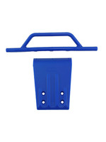 RPM RPM80955 RPM Front Bumper & Skid Plate, for Traxxas Slash/Nitro Slash, Blue